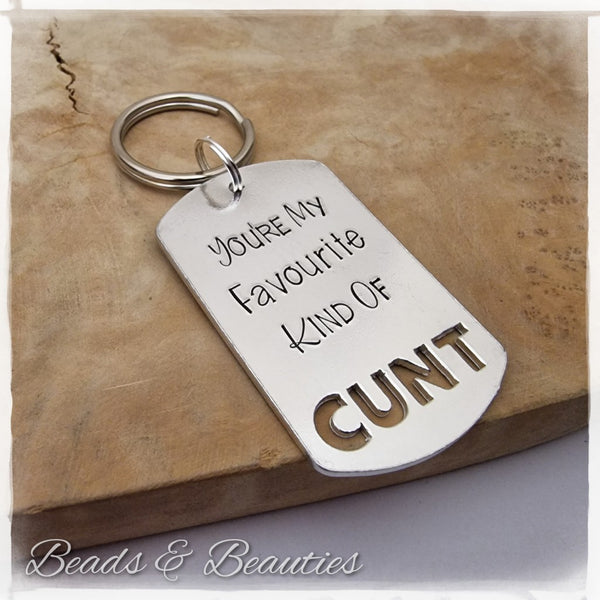 Youre My Favourite Kind Of...... Keyring (Explicit)