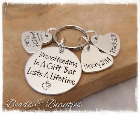Breastfeeding Is A Gift That Lasts A Lifetime Keyring