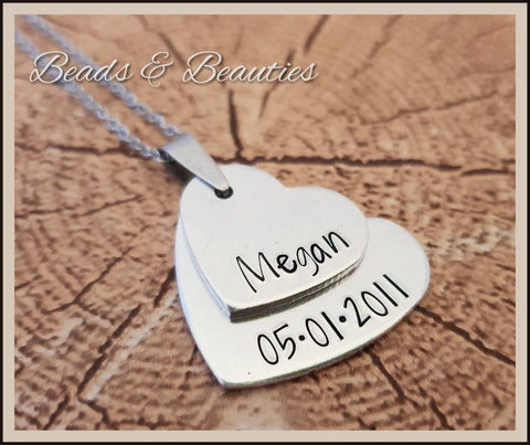 Name Necklace For Name & Date Of Birth