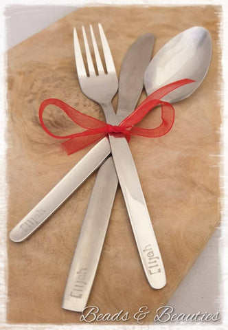 Personalised Cutlery Set