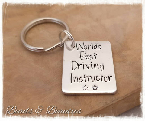 World's Best Driving Instructor Keyring